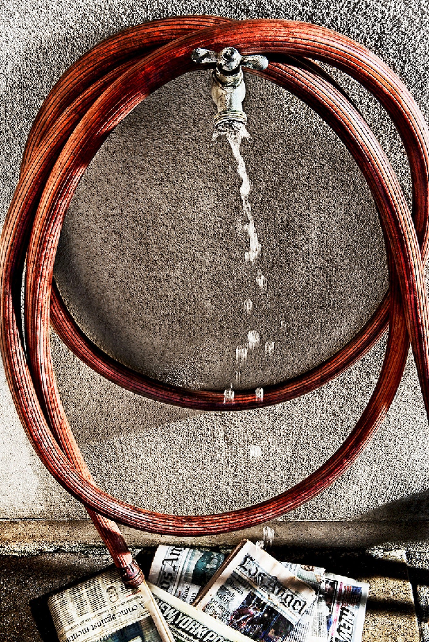 Man Woman Faucet- Oakmore