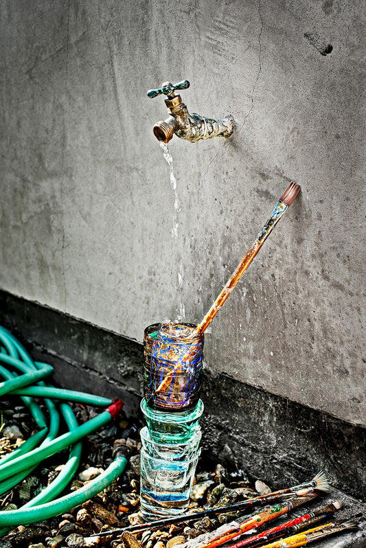 Man Woman Faucet- Burnside