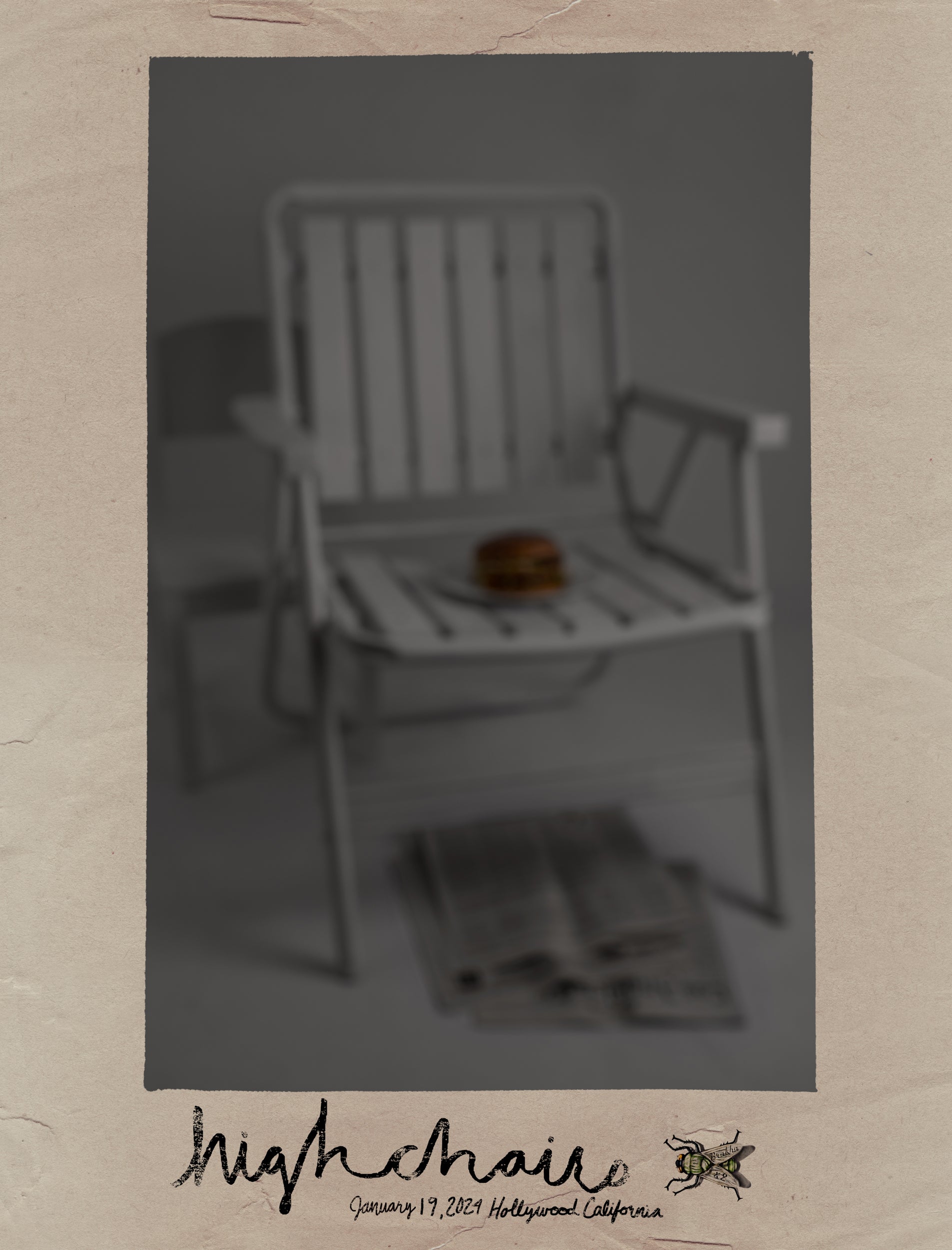 HighChairs Poster- Hamburger